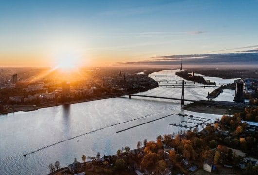 Panorama von Riga