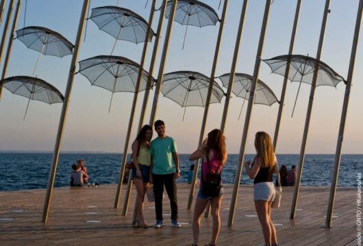 Thessaloniki Seaside Umbrellas