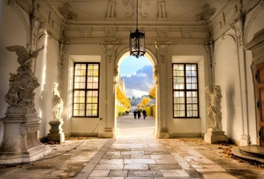 Inside Schloss Belvedere, Wien