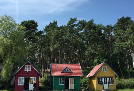 Holzhäuser in Nidden