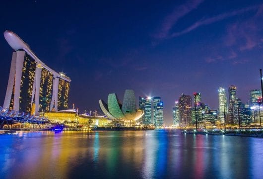 Skyline von Singapur