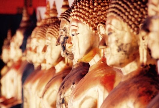 Goldene Buddhas in Thailand