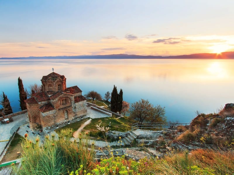 Sveti Jovan Kaneo Kirche am Ohridsee
