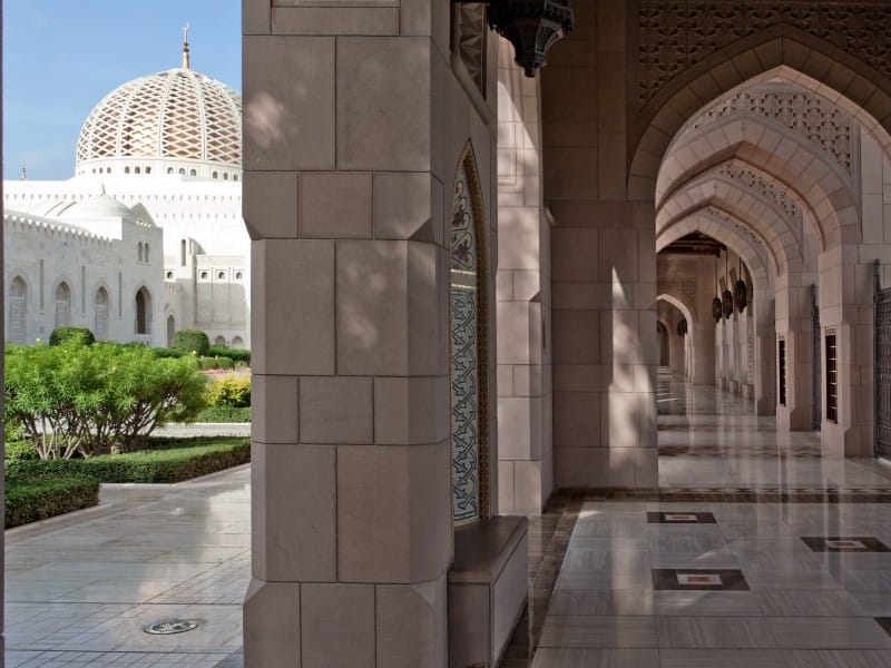 Inside Sultan Quabus Moschee, Muscat
