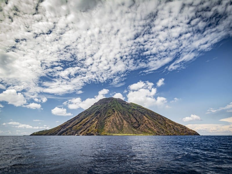 Vulkan auf Stromboli, Liparische Inseln