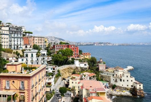 Italien-Neapel-Küste