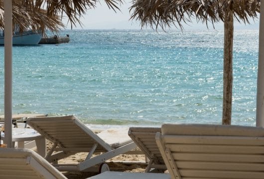 Strand in Naxos, Griechenland