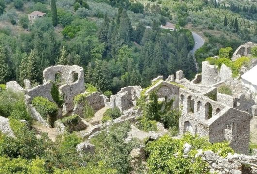 griechenland-peloponnes-mystras-ruinen