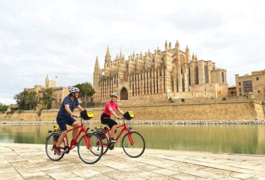 Mallorca, Palma, Radfahrer