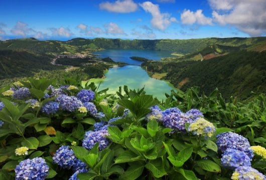 Exotische Landschaft Azoren