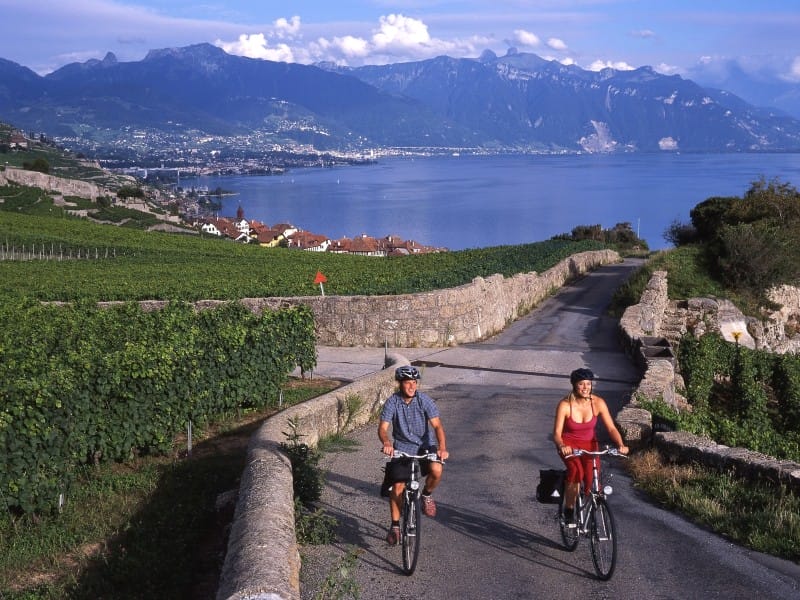 Schweiz - Mit dem Fahrrad die Rhone & den Genfer See entdecken