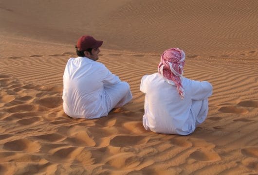 Araber in der Wüste