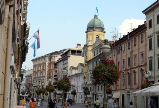 Korzo (Einkaufsmeile) von Rijeka