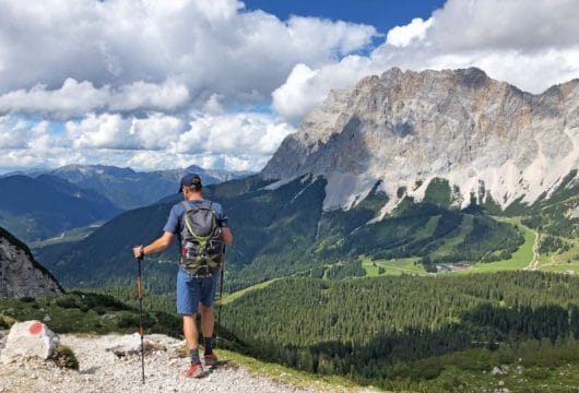 Zugspitze, Wanderer
