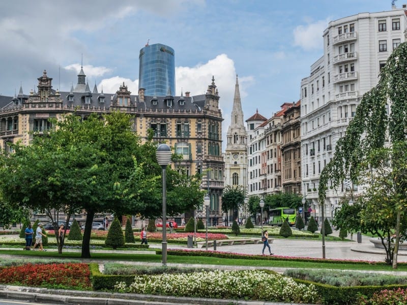 City Garden in Bilbao, Spain