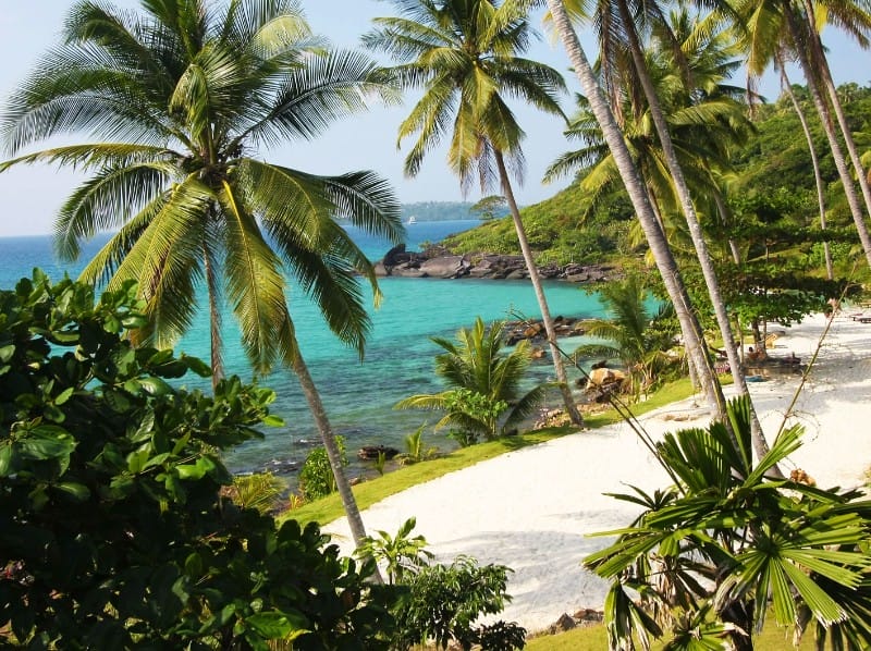 Strandbereich von Koh Kood, Thailand