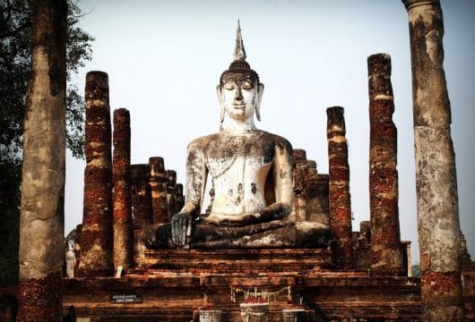 Steinerner Buddha in Ayutthaya