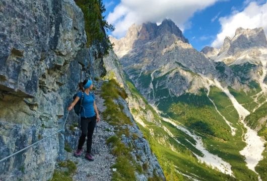 Wanderpfad in Südtirol