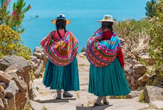 Quechua Frauen auf der Insel Taquile