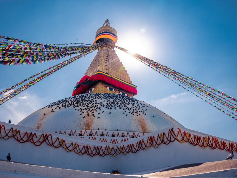 Bodnath Stupa in Kathmandu