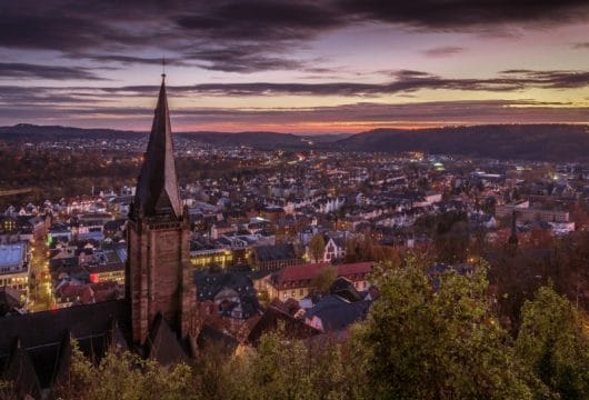 Panorama von Marburg