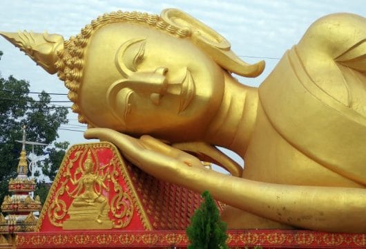 Goldener Buddha Vientiane