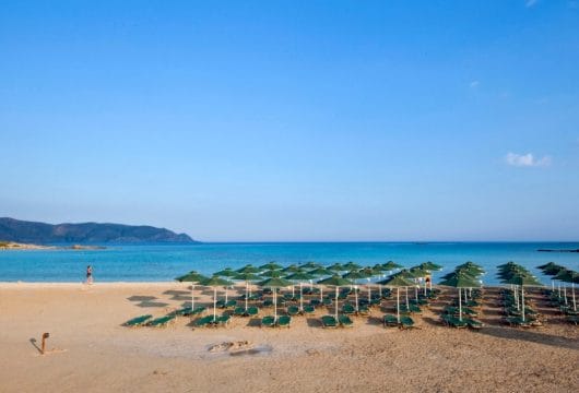 Strand auf Elafonisi in Kreta