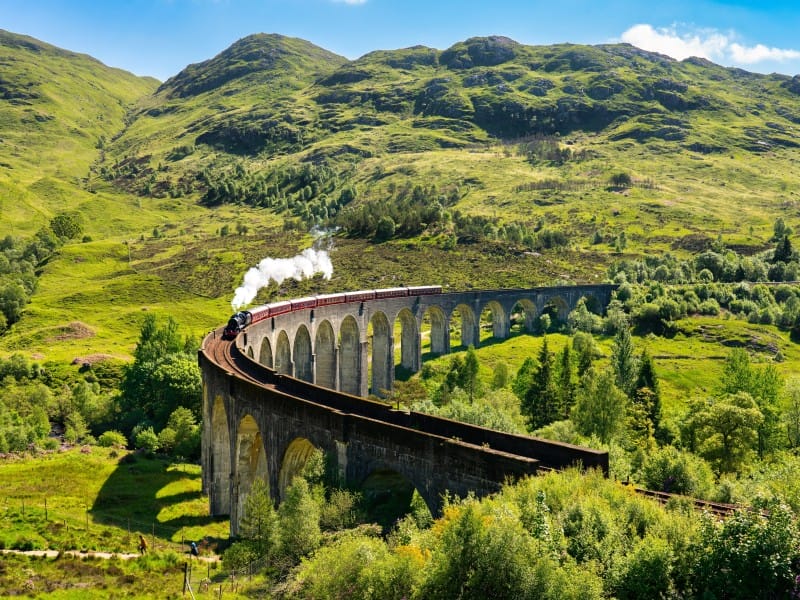 Glenfinnan Viadukt, Schottland