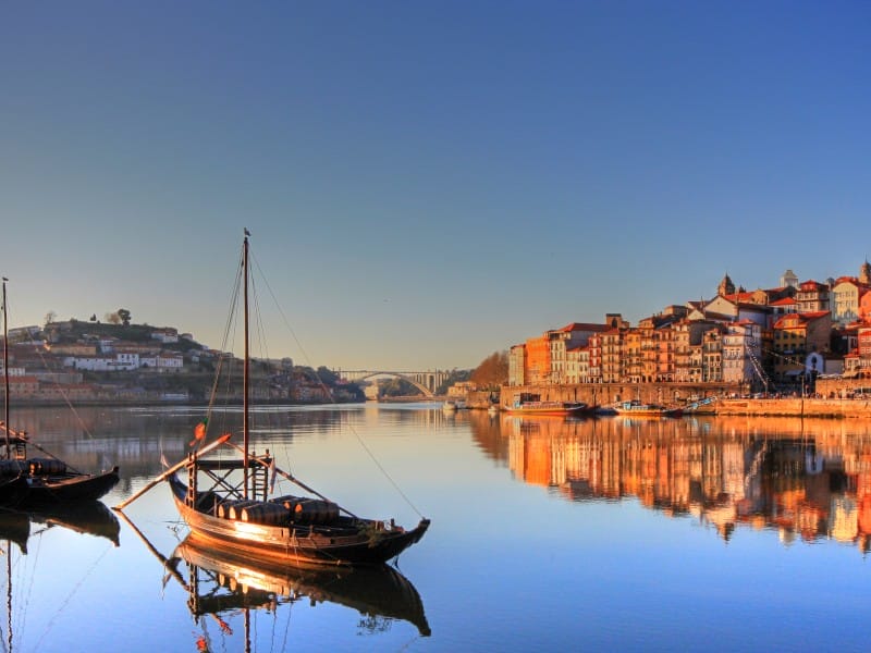 Portugal Porto Stadt am Duoro Fluss