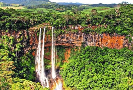 Afrika Mauritius Chamarel Wasserfälle