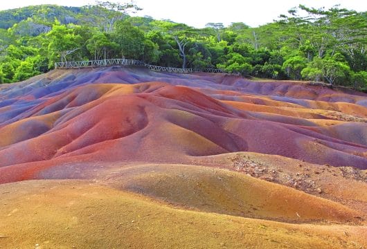 Chamarel Mauritius siebenfarbige Erde