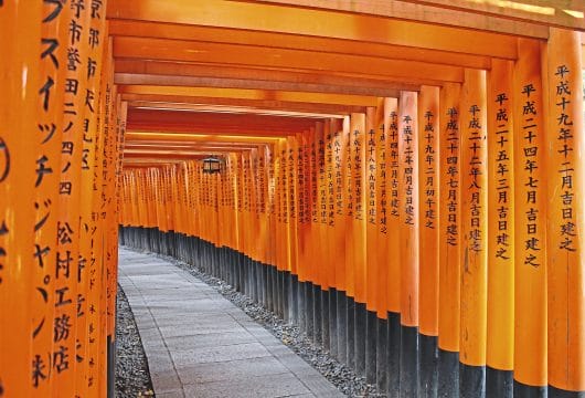 Fushimi Inari Schrein in Kyoto