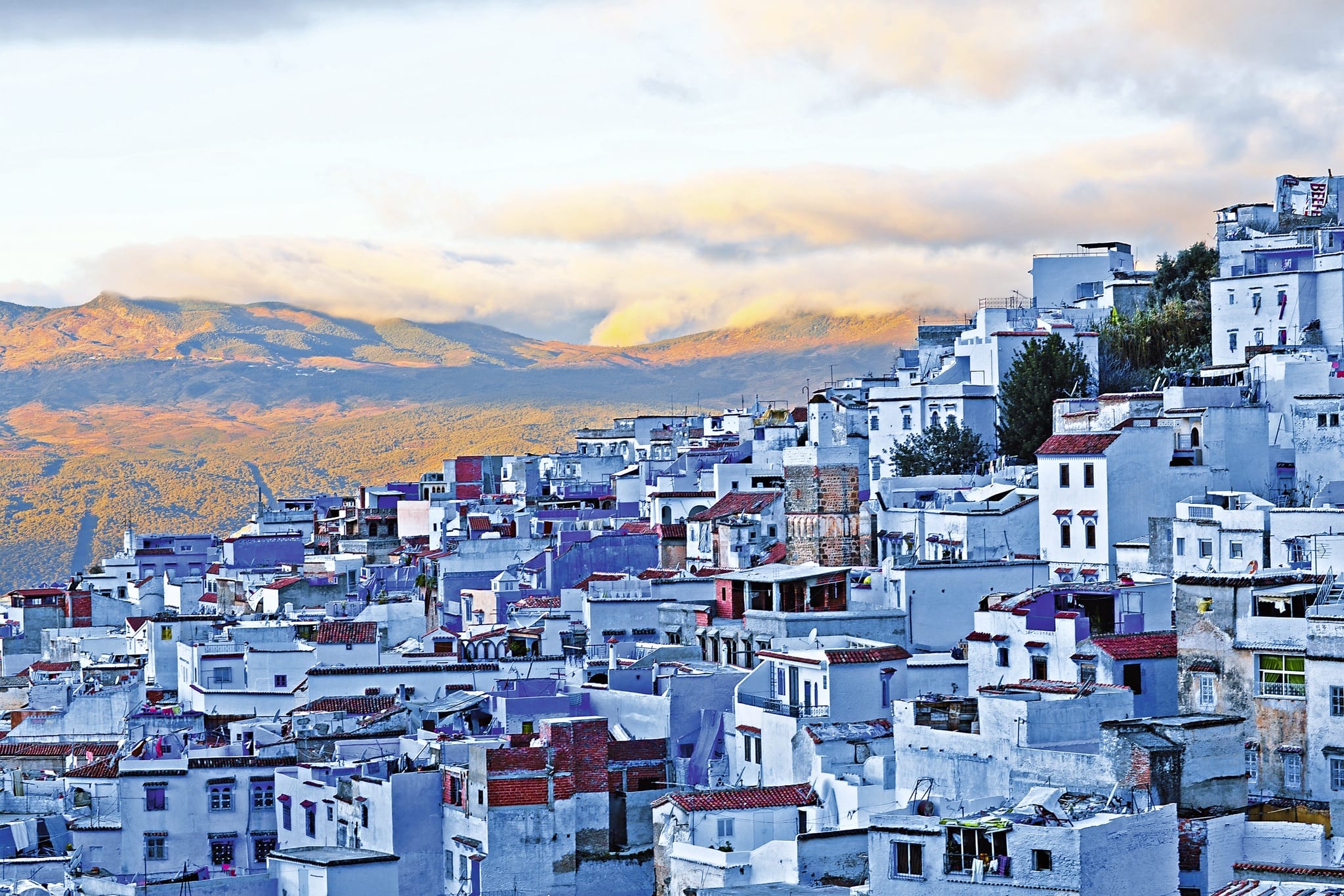 Afrika_Marokko_Chefchaouen_Stadtbild