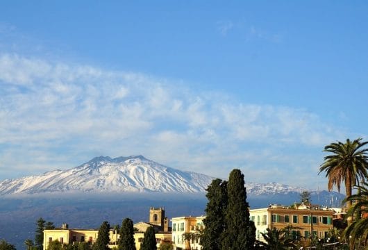 Panorama des Vulkans Ätna, Sizilien