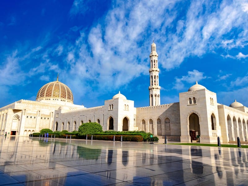 Sultan Qaboos Grosse Moschee Muscat