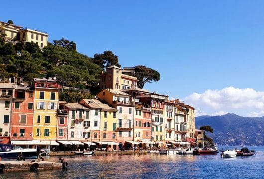 Bunte Häuser von Portofino