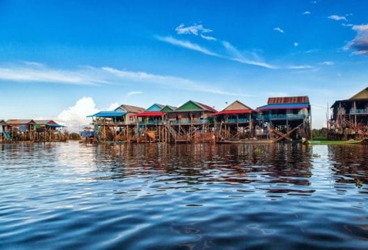 Pfahlhäuser auf dem Tonle Sap Lake