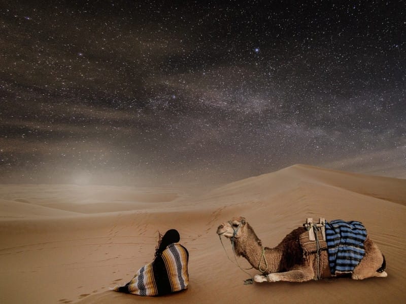 Sternenhimmel Wüste Oman