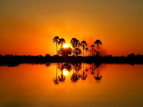 Botswana Sonnenuntergang