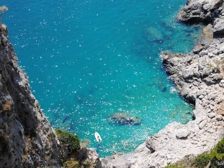 Insel Capri, Badebucht