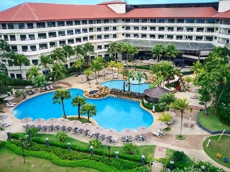 der Innenhof des Swiss Garden Kuantan 