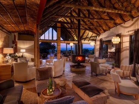 Lounge in Bukela Game Lodge
