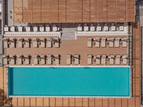 Luftbild Pool, Georgioupolis Suites