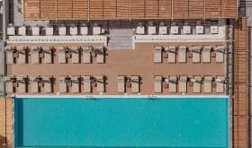 Luftbild Pool, Georgioupolis Suites