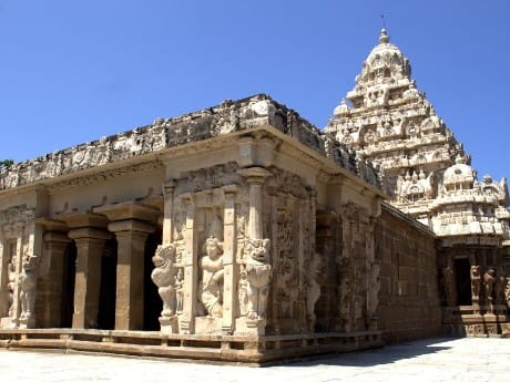 Kanchipuram Tempel Außenansicht