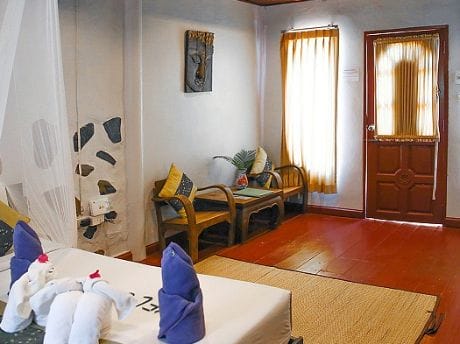 Beispielzimmer des Milky Bay Resort