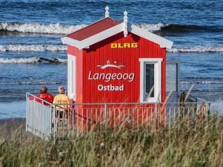DLRG am Strand, Langeoog