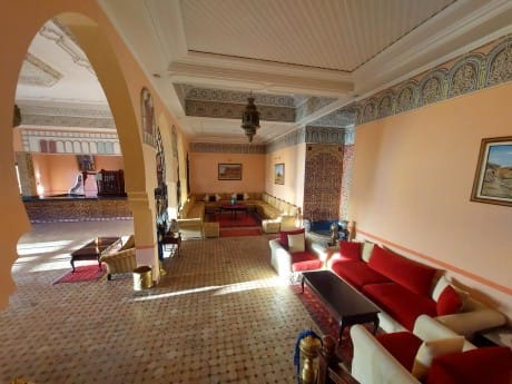 Ouarzazate, Hotel le Fint, Lobby