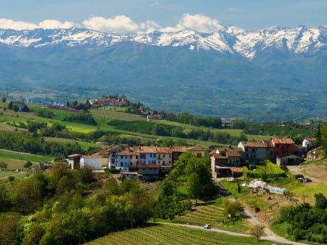 Italien-Piemont-Landschaft