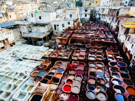 Marokko, Fez, tannery